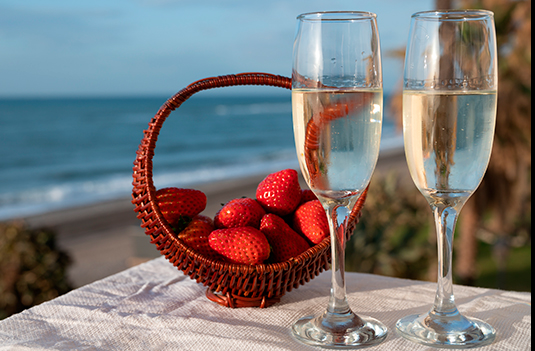 Buffet de fresas 